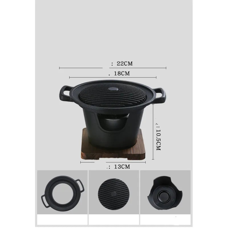 Non-Stick Small Indoor BBQ Grill