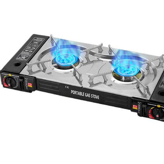 Outdoor Double Burner Camping Oven