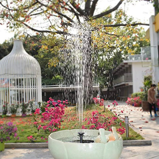 Solar Outdoor Garden Fountain