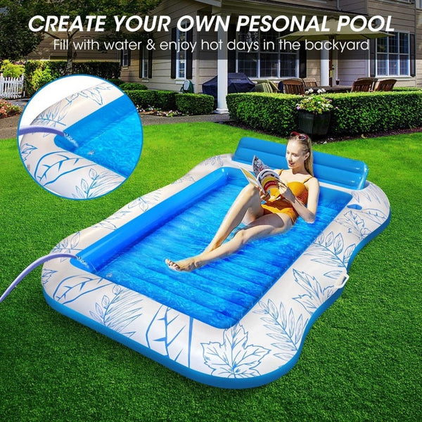 Inflatable Floating Pool Recliner
