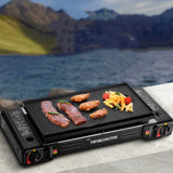 Outdoor Double Burner Camping Oven