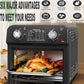 12.5 Qt Air Fryer With Dual Knob Control
