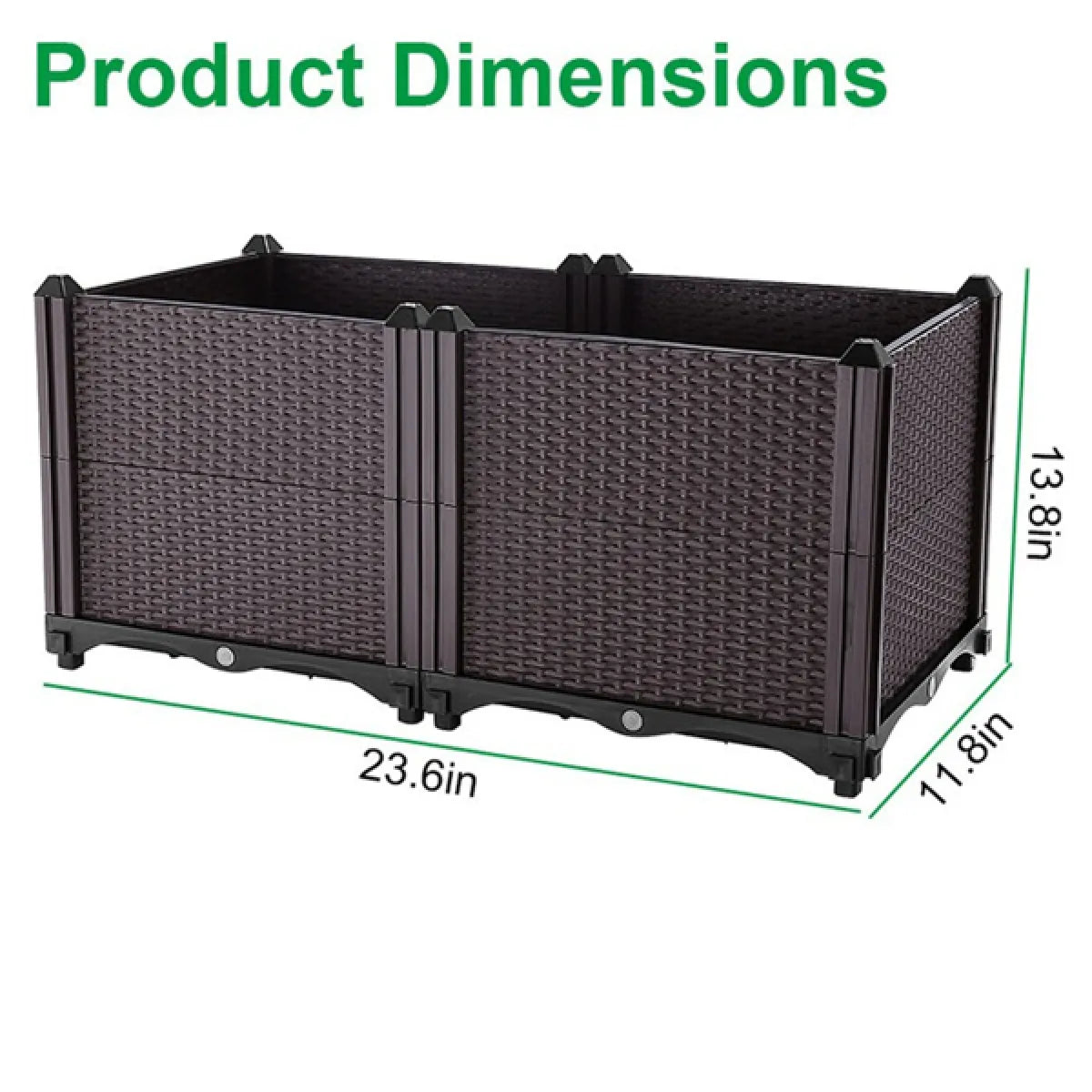 Elevated Outdoor Garden Flowerpot