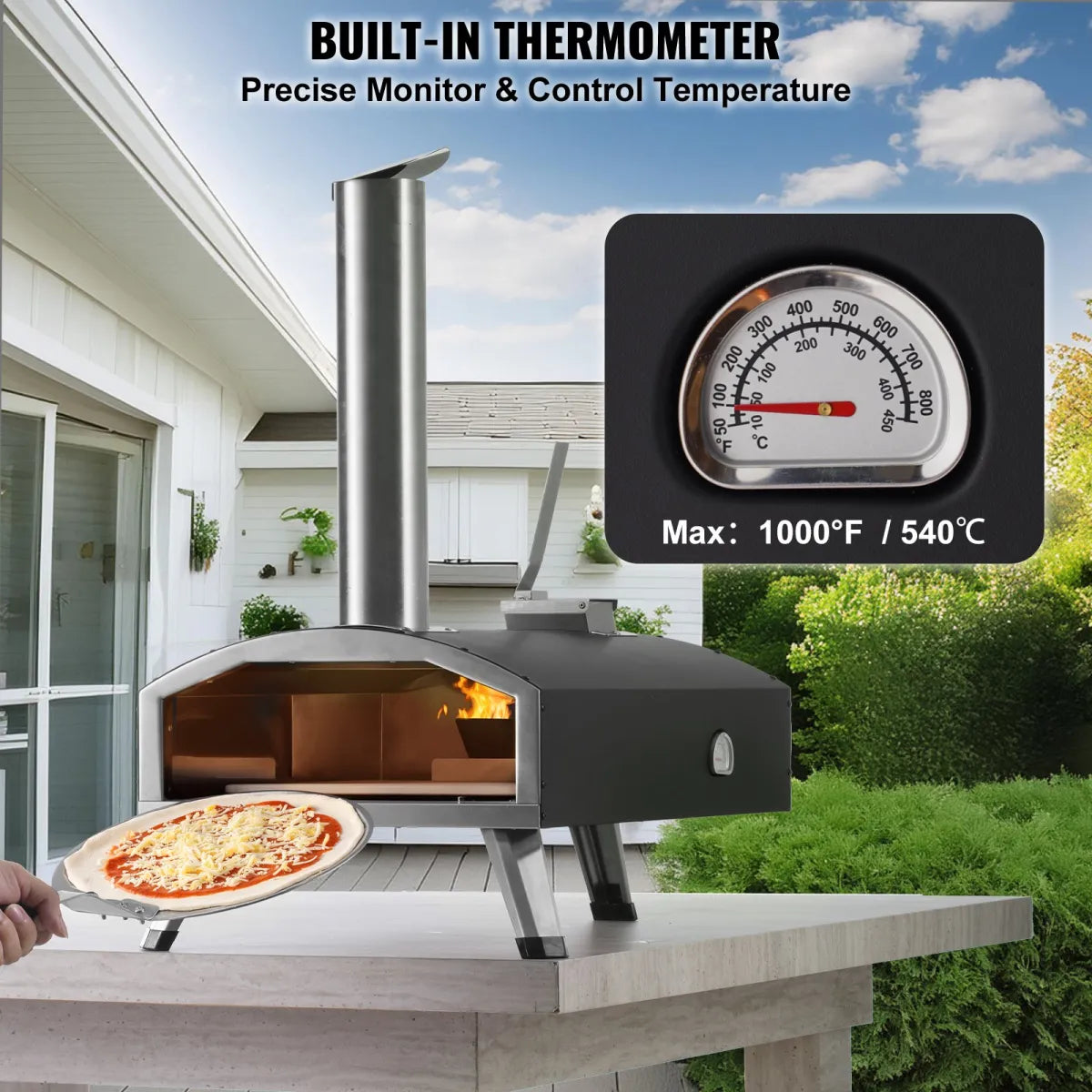 VEVOR Portable Outdoor Pizza Oven