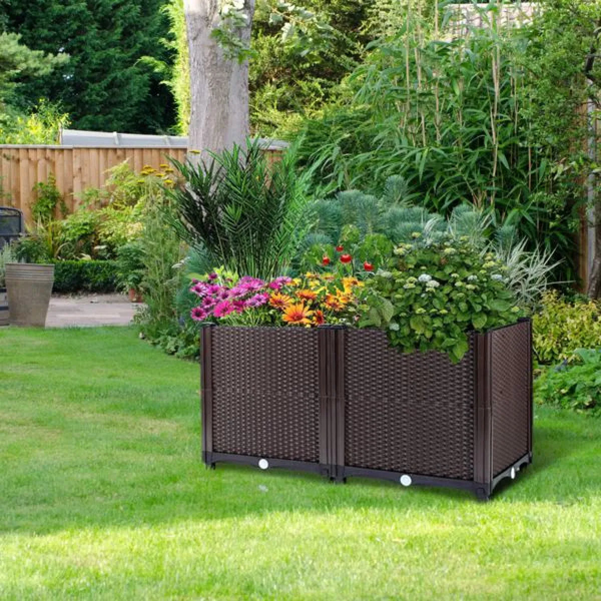 Elevated Outdoor Garden Flowerpot