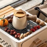 Square Outdoor Charcoal BBQ Grill