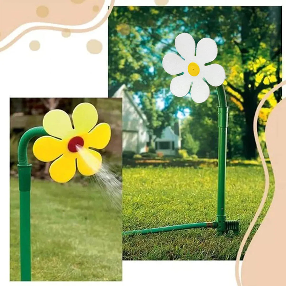 Adjustable Sunflower Garden Sprinkler