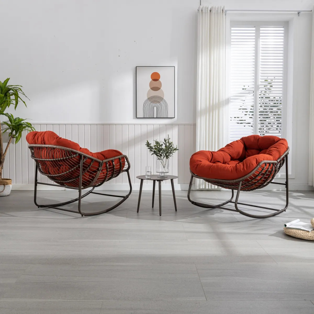 Rattan Outdoor Rocking Chair