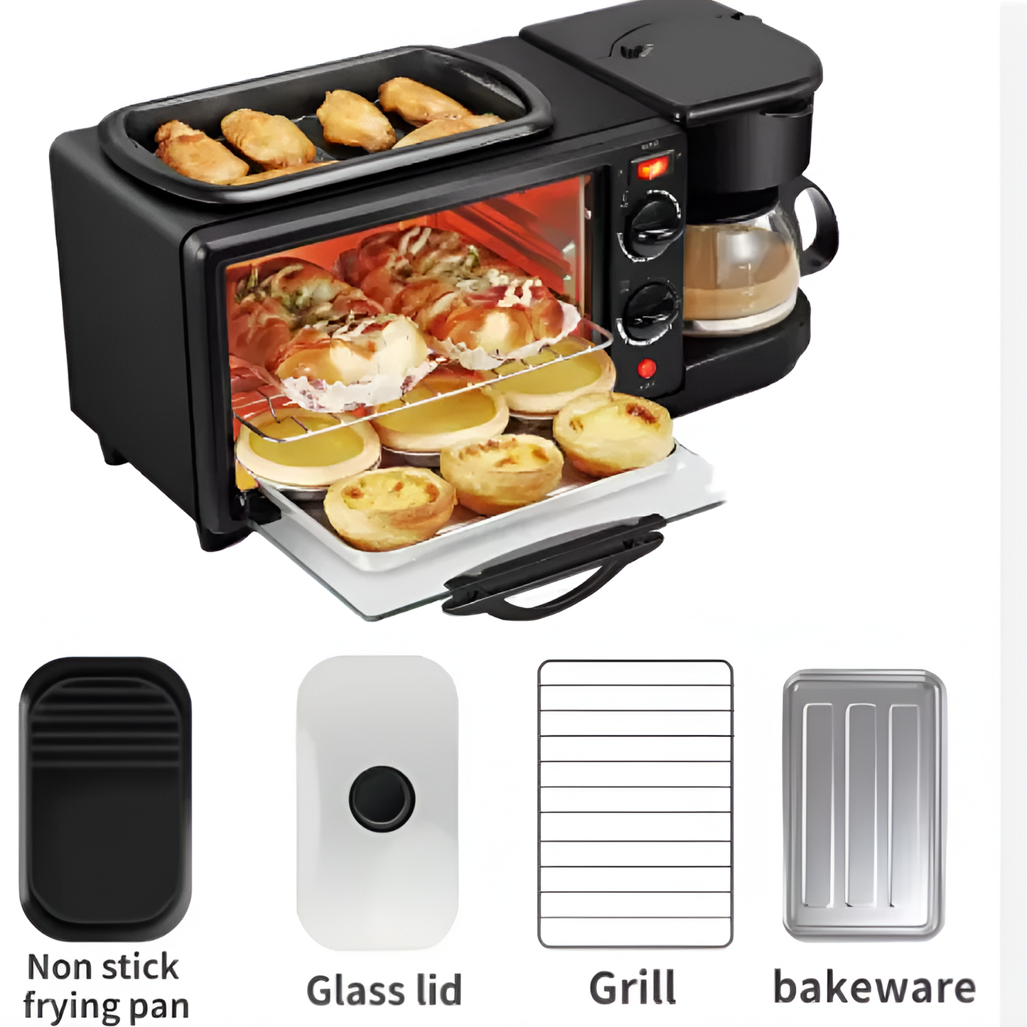 3-in-1 Compact Mini Oven