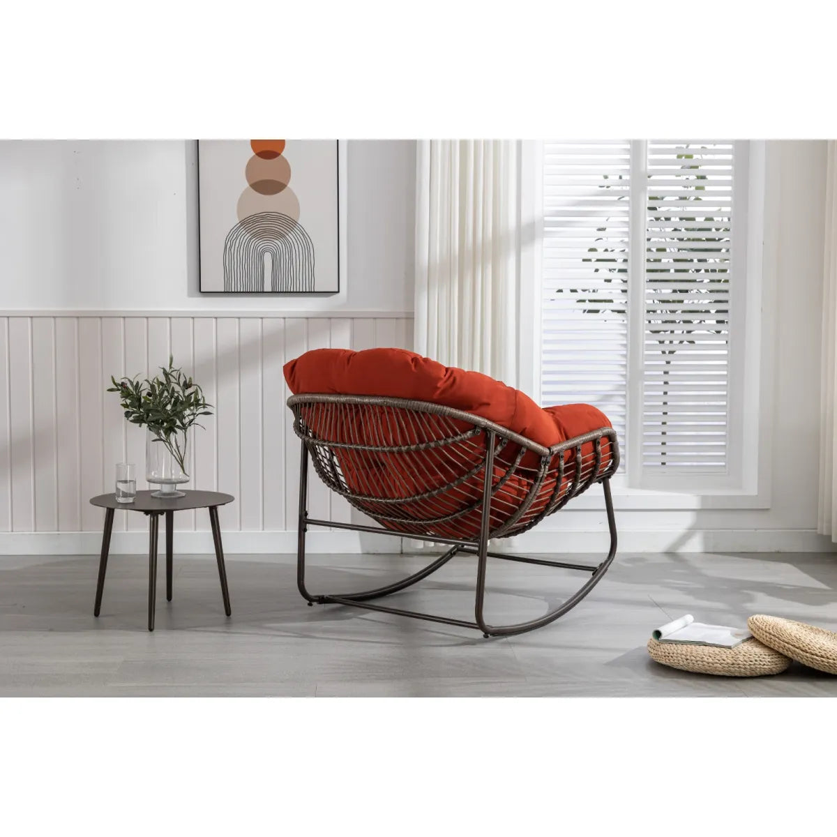 Rattan Outdoor Rocking Chair